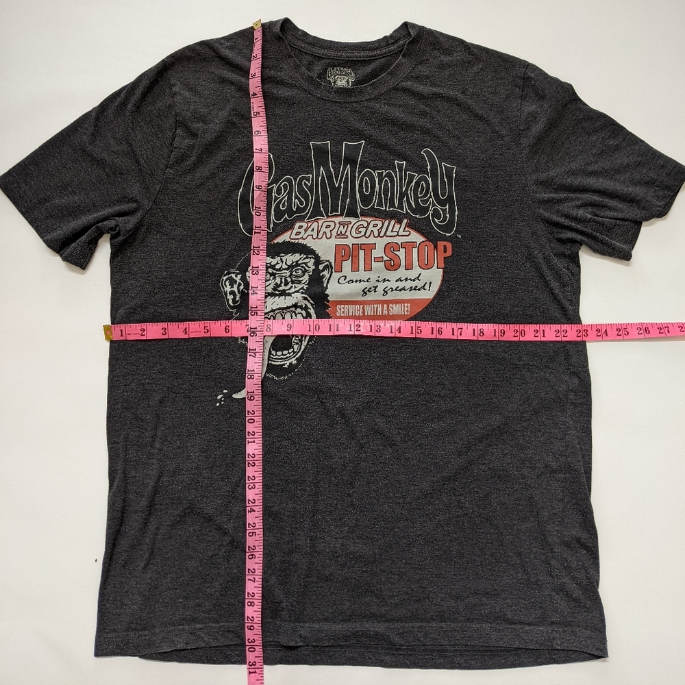 Gas Monkey Bar & Grill black tshirt, men's XL - Picture 4 of 4